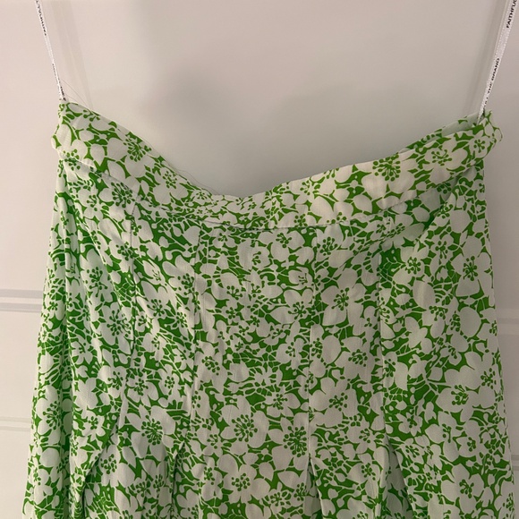Faithfull The Brand Green Floral Midi Skirt – Size S - Ethically Made in Bali - Picture 5 of 6